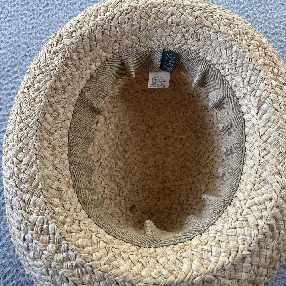 ORVIS Straw Hat Womens Fedora Bucket‎ Brim Fishing Beach Hiking Sun Protection